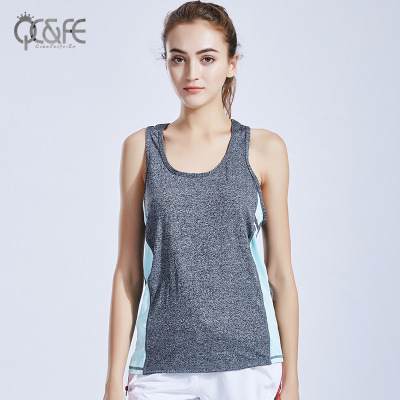 2018 new sports vest for women loose sleeveless yoga running training fitness quick dry yoga jacket T-shirt