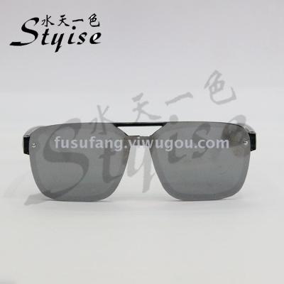 Square mercury piece stylish new sunglasses for men and women of the same style 19044 sunglasses