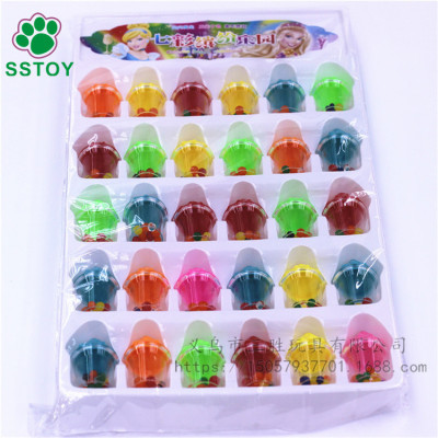 Hot sell ice cream head pack sea baby bubble beads with water expansion life ball crystal mud