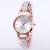 Creative color matching lady with diamond band lady's bracelet watch