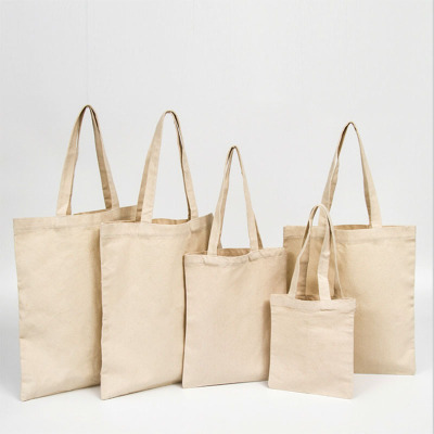 Wholesale publish canvas bag custom-made creative and environmental-friendly pure white cotton bag portable shopping bag