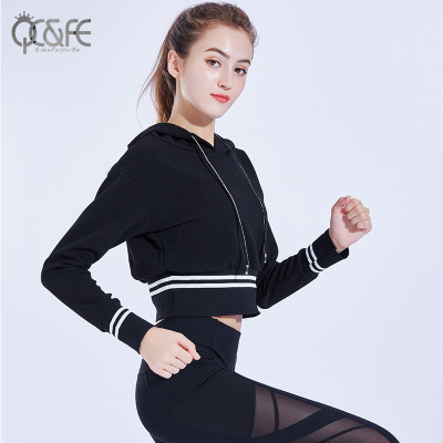 New loose casual hoodie for fall 2018 blouses and blouses for women 's running yoga another wear long sleeves