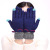 Student new cartoon 3d cat ear glove lady autumn/winter cute touch screen knitted gloves thickened to keep warm