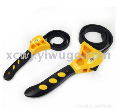 Wholesale 6 \"/ 8\" multi-function belt spanner plastic adjustable bottle opener steam filter universal wrench