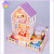 Hongda checking diy cabin toy creative home decoration assembled architectural model to send romantic purple girlfriend