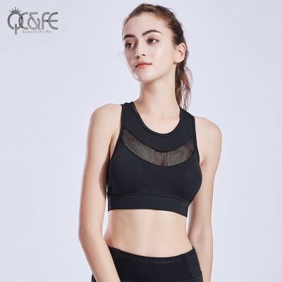 2018 new sports bra shockproof gathered and shaped the United States back shockproof vest bra for women