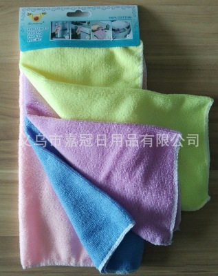 100 clean scrubbing super fine fiber plain cloth, cotton furniture cleaning cloth