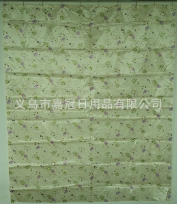 Colorful rose small broken polyester bath curtain Colorful lace waterproof thickening anti - mildew