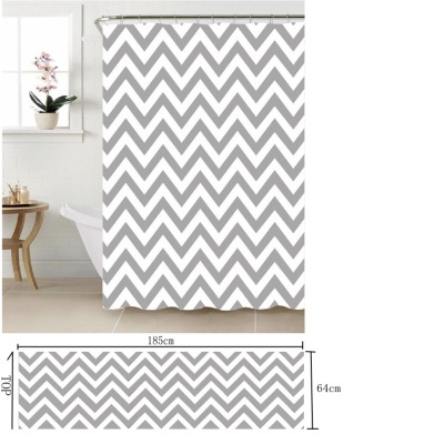 Chunya textile wave pattern polyester 90 GSM small small curtain curtain customized wholesale