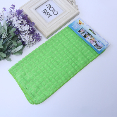 Superfine fiber plain small square towel sweat-free color size can choose foreign trade