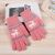 Deer knitted gloves thermal touch acrylic gloves manufacturer direct marketing