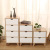 Wholesale Creative Nordic Style Simple Solid Wood Furniture Bedside Table Drawer Storage Cabinet Locker Chest of Drawers