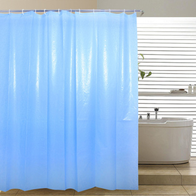 European-style creative bathroom curtain semi-transparent three-dimensional 2D shower curtain waterproof and thickened anti-mildew EVA
