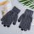 Gloves knitted thermal gloves touch screen two-color anti-skid acrylic gloves manufacturer direct marketing