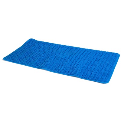 PVC bath mat, square, solid color massage function with non - slip suction cup