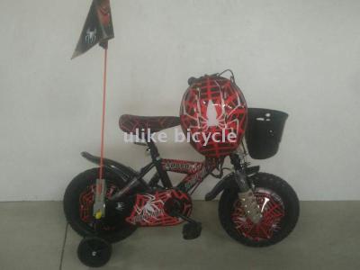 Bike scout 121416 double pack spider-man children's bike with helmet