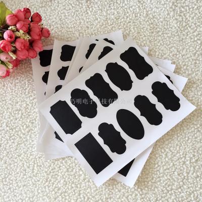 Spot blackboard stickers can be removed PVC chalkboard stickers creative environmental chalkboard wall stickers