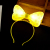 Bow hairpin, a Luminous Korean version of flash Minnie mickey headband fluorescent headband children 's toys hot sale