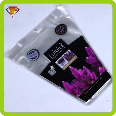 Cross-Border CPP Flower Bag T-Shaped Microporous Transparent Hand-Held Flower Bag Lavender Original Flower Bag