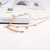 European and American long chain sweater Chain Flash Gree Special Onion Necklace