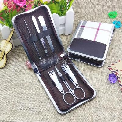 Nail clipping and manicure tool set decoration group 6 pieces 