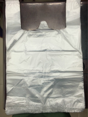 Disposable disposable transparent PE vest 40*60 fast food bags