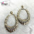 Manufacturers direct metal plating double - sided earrings move exaggerated large ring earrings earrings