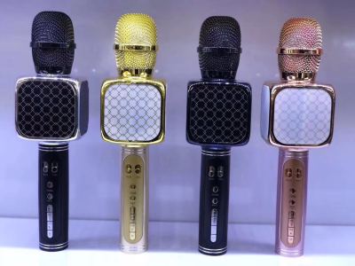 Direct sales YS-69 wireless bluetooth microphone phone kgbo magic device palm KTV sing condenser mic