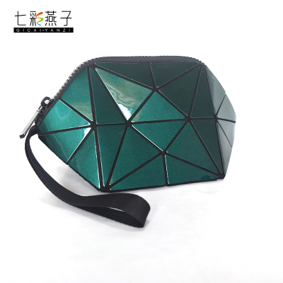 New PU leather magic shell bag lady easy hand hold makeup bag factory direct selling