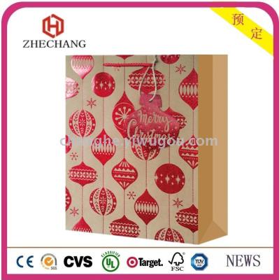 Gilding Kraft Paper Bag Creative Christmas Gift Bag Series Factory Customized Paper Bag Shopping Bag Paper Bag Currently Available