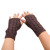 Korean Style Autumn and Winter Women's Wool Half Finger Gloves Twist Knitted Warm Gloves Short Arm Sleeve Factory Direct Sales Wholesale