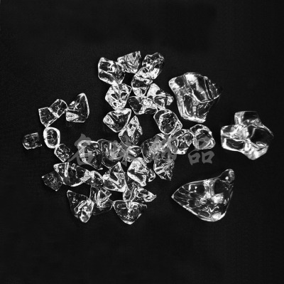 Acrylic transparent irregular simulation ice, broken stone, crystal stone curtain manufacturers direct sales