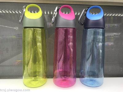 Manufacturers direct sports water bottles outdoor customized plastic water cup space cup