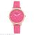 New Korean version of the pure color compact snow fashion women students watch