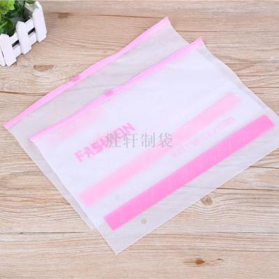 Simple transparent zipper bag packaging manufacturers direct sales