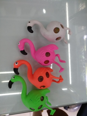 New creative hot - selling flamingo grapes vent ball trick pinched toy