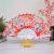 New China style Wing Chun plastic fan Lady dance fan Rose Cloth fan wholesale Foreign trade * wedding fan