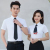 New business suit summer men's and women's same short sleeve working suit tailored suit overskirt