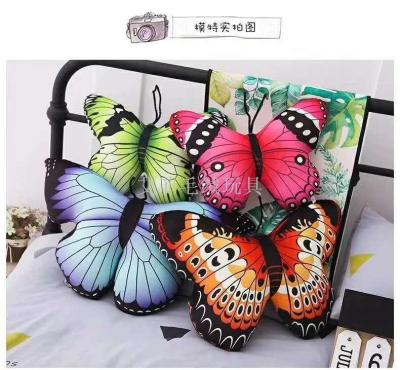 New simulation butterfly pillow pillow plush toys