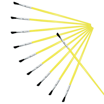 New products wholesale 16.5cm yellow pole brush professional brush graffiti copy special pen