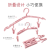 Foldable Portable Clothes Hanger Wind Proof Zone Fixed Clip Drying Pants Rack Underwear Hanger Clothes Hanger