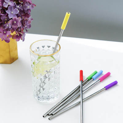 Stainless steel straw to prevent tooth collision circulation using Stainless steel straw, daily provisions