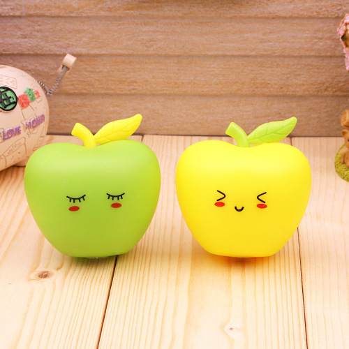 foreign trade exclusive led light-controlled induction little apple night light creative wholesale gift bedroom living room