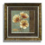 Gb7040-1 three flowers postmodern exquisite art and craft painting living room bedroom restaurant for all!