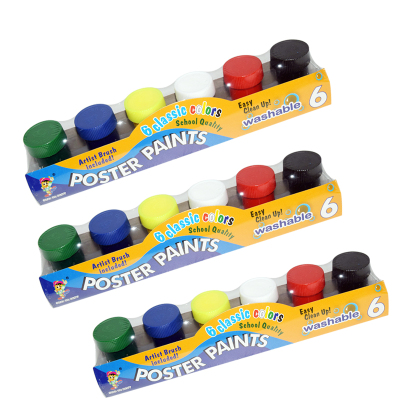 New 6-color finger paint children's finger paint paint environmental protection non-toxic washable