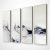 GB3010 light dance taste modern simple abstract zen painting ink new Chinese style home living room decorative painting