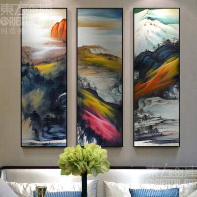 GB3010 vegetarian mountain forest living room vertical version of abstract decorative painting porch vertical