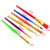 Children painting candy color DIY6 nylon wool brush set plastic pole watercolor pen art supplies wholesale
