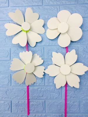 All handmade materials include blank paper windmill products for children