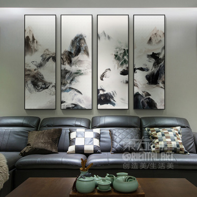 GB3010 yanyun qingfeng new Chinese artistic conception ink landscape living room decoration painting